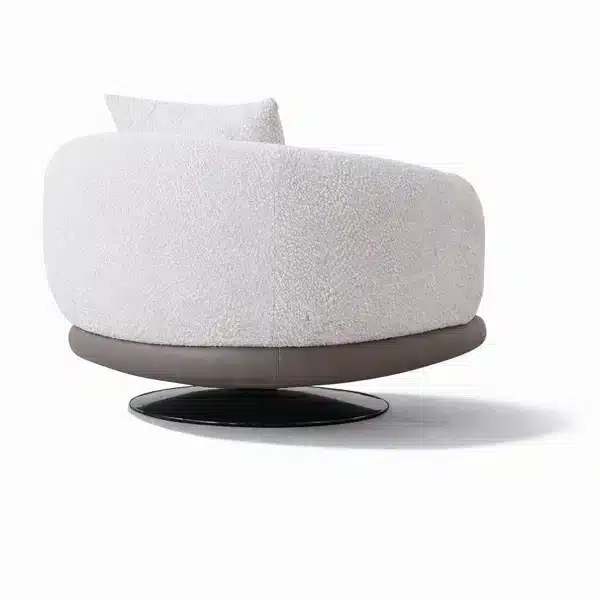 Rira Living Chair side profile for modern living room seating