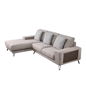 Kiven L Shape sofa design in room view for contemporary interiors