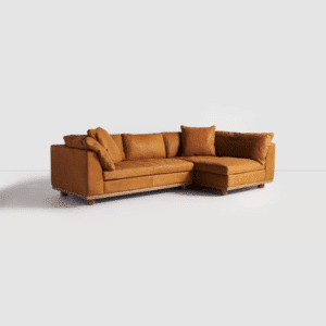 Tavo L Shape shown in angled view for stylish home seating