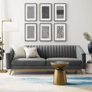Coal Living Sofa detail view for modern living room sofa furniture