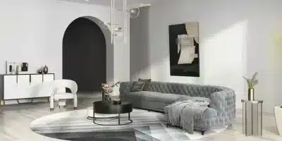 Rira L Shape displayed in lifestyle view for coordinated living room decor