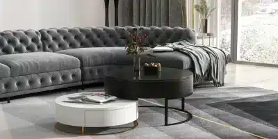 Rira L Shape shown in angled view for stylish home seating