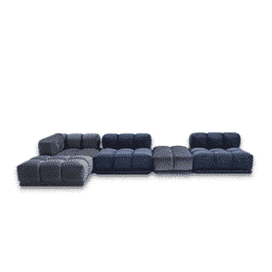 Hanty L Shape sofa design in room view for contemporary interiors