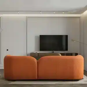 Flero Living Sofa front view for modern living room sofa furniture