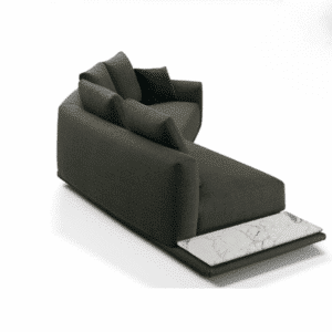 Hovia L Shape shown in angled view for stylish home seating