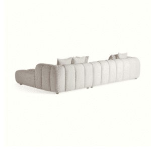 Humas L Shape sofa design in room view for contemporary interiors