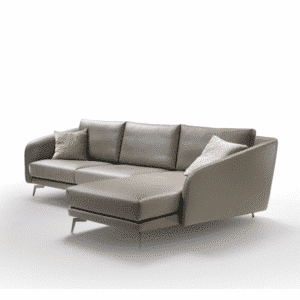 Verta L Shape shown in angled view for stylish home seating