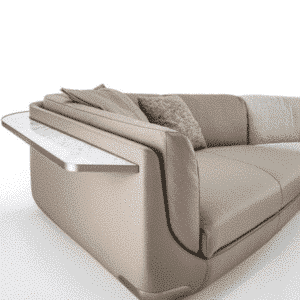 Lumin L Shape sofa design in room view for contemporary interiors