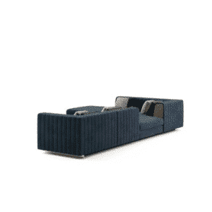 Velin L Shape shown in angled view for stylish home seating