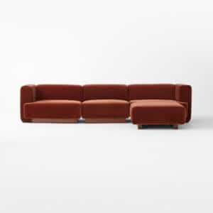 Kytor L Shape shown in angled view for stylish home seating