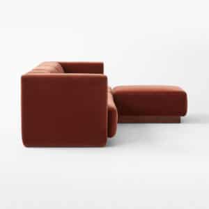 Kytor L Shape sofa design in room view for contemporary interiors