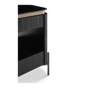 Lona Nightstand Set in sleek side table angle