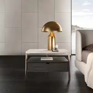 Mina Nightstand Set in classic bedroom setup