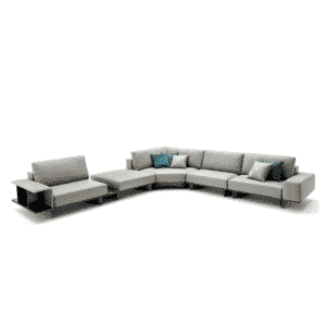 Mylon L Shape shown in angled view for stylish home seating