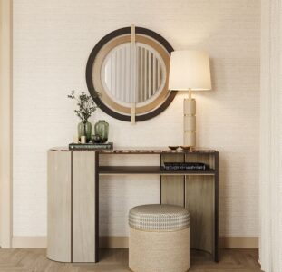 Miri Dresser Set front view for bedroom furniture at El Malek