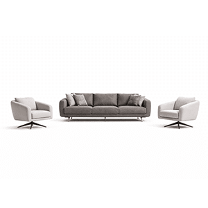 Lumin Living Room Set showroom view for furniture product browsing