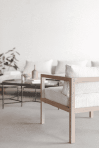 Timo Living Chair side profile for coordinated room layouts