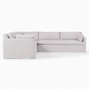 Zelmo L Shape sofa design in room view for contemporary interiors