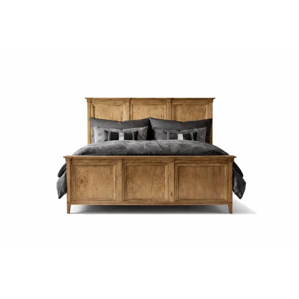 Bedroom Bed and Nightstand Set presented in a elegant bedroom with inviting corner perspective