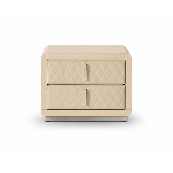 Bedroom Bed and Nightstand Set presented in a refined bedroom with clean room perspective