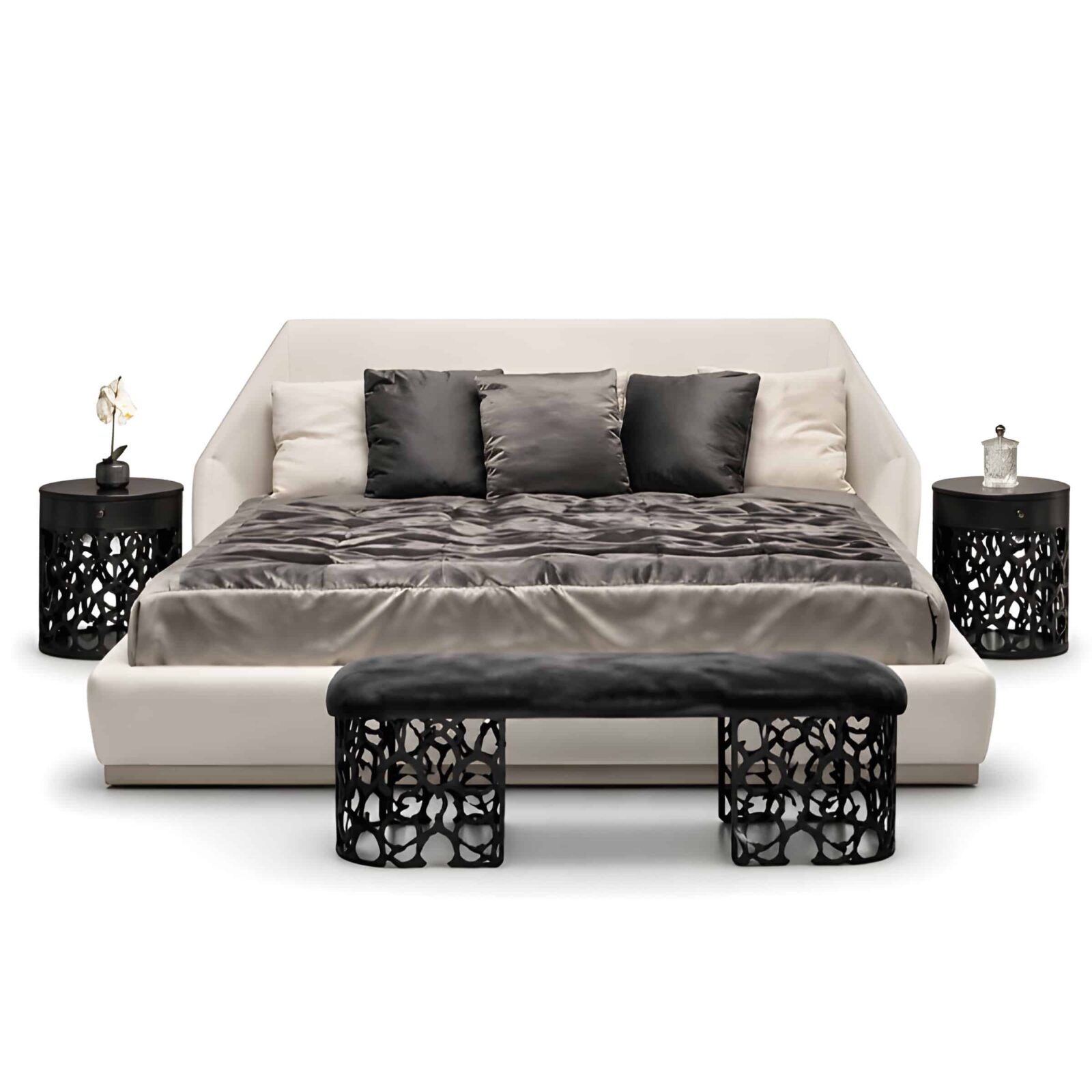 Nora Bed and Nightstand Set
