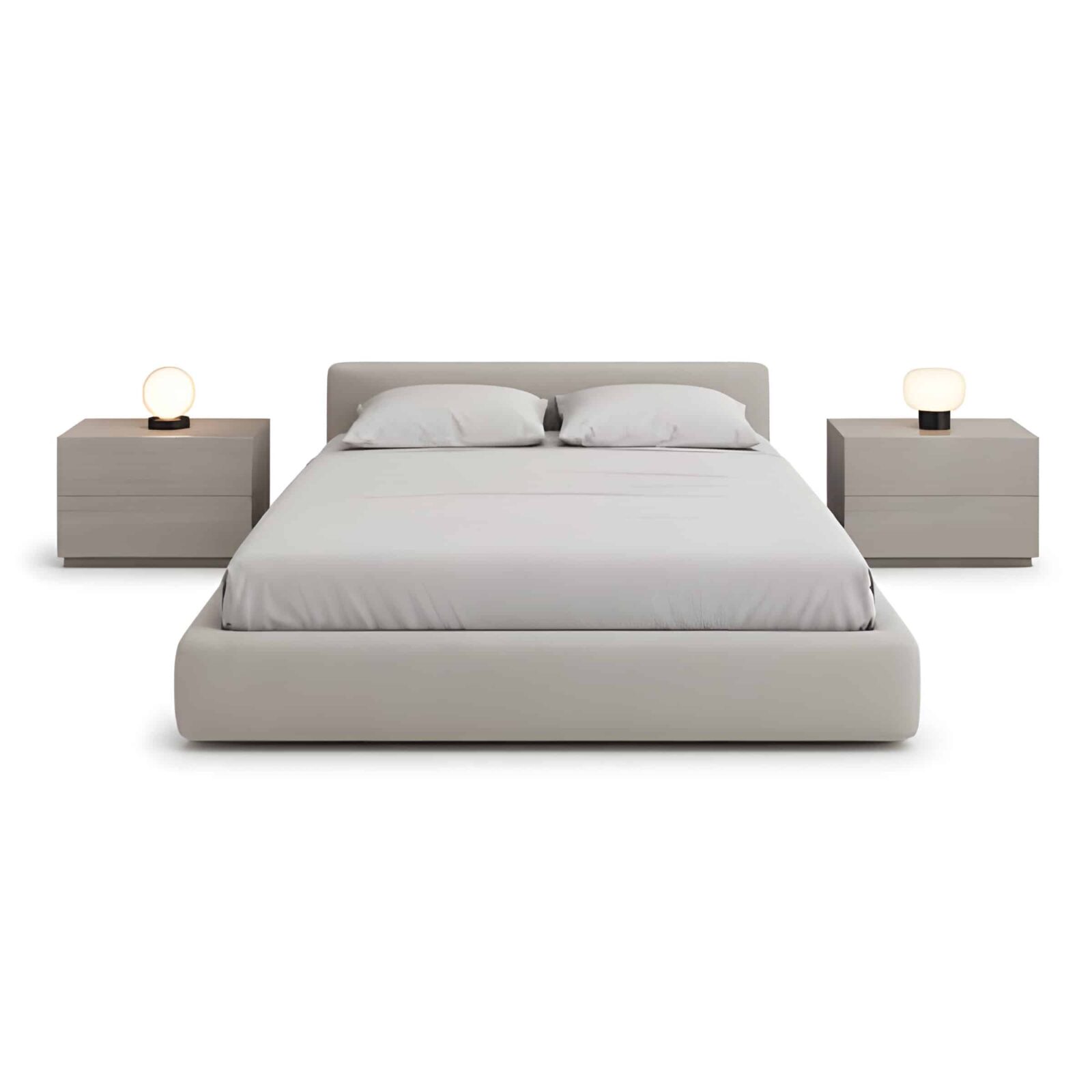 Nia Bed and Nightstand Set