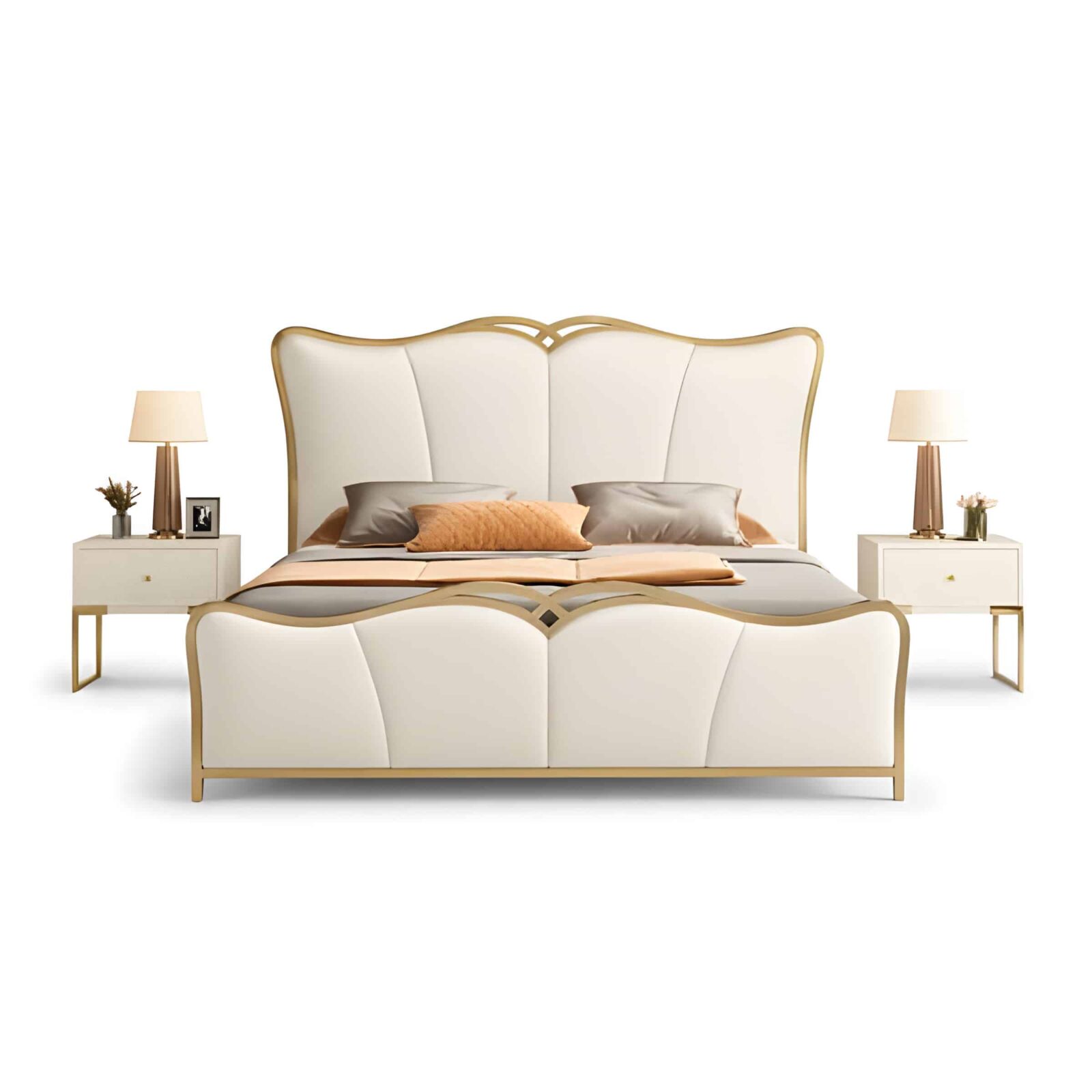 Mino Bed and Nightstand Set