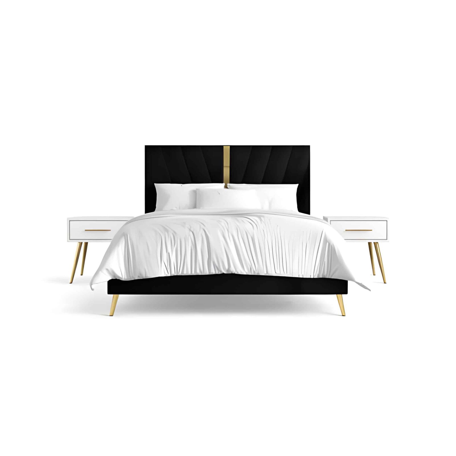 Zixo Bed and Nightstand Set