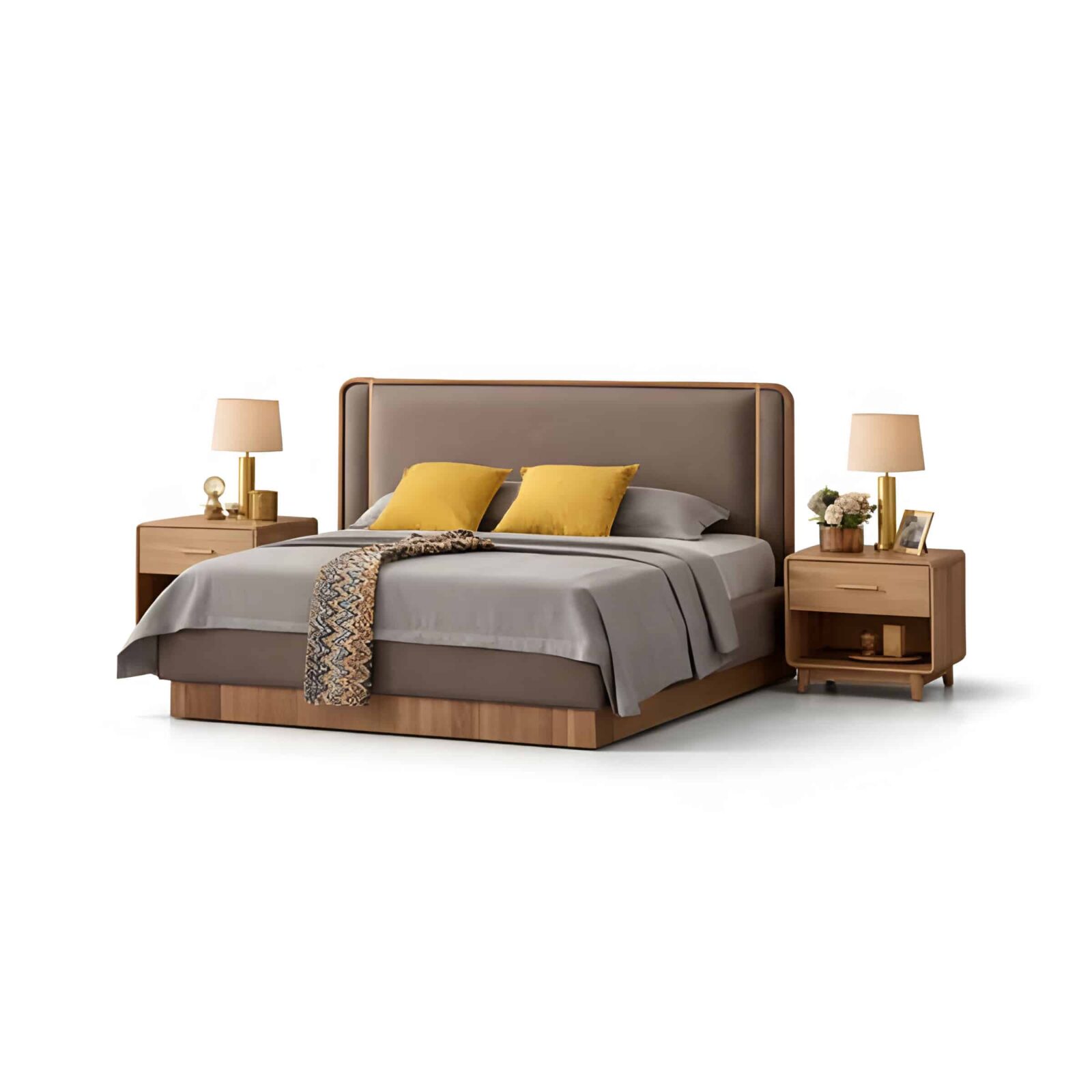 Niro Bed and Nightstand Set