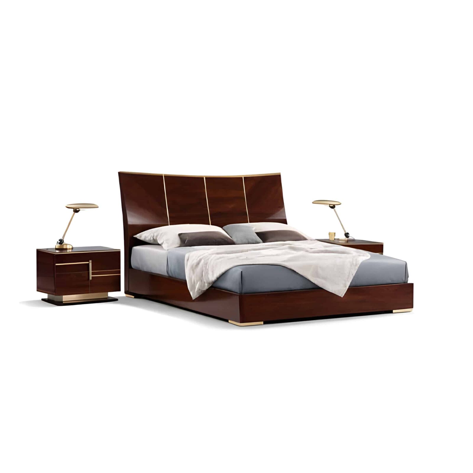 Livo Bed and Nightstand Set
