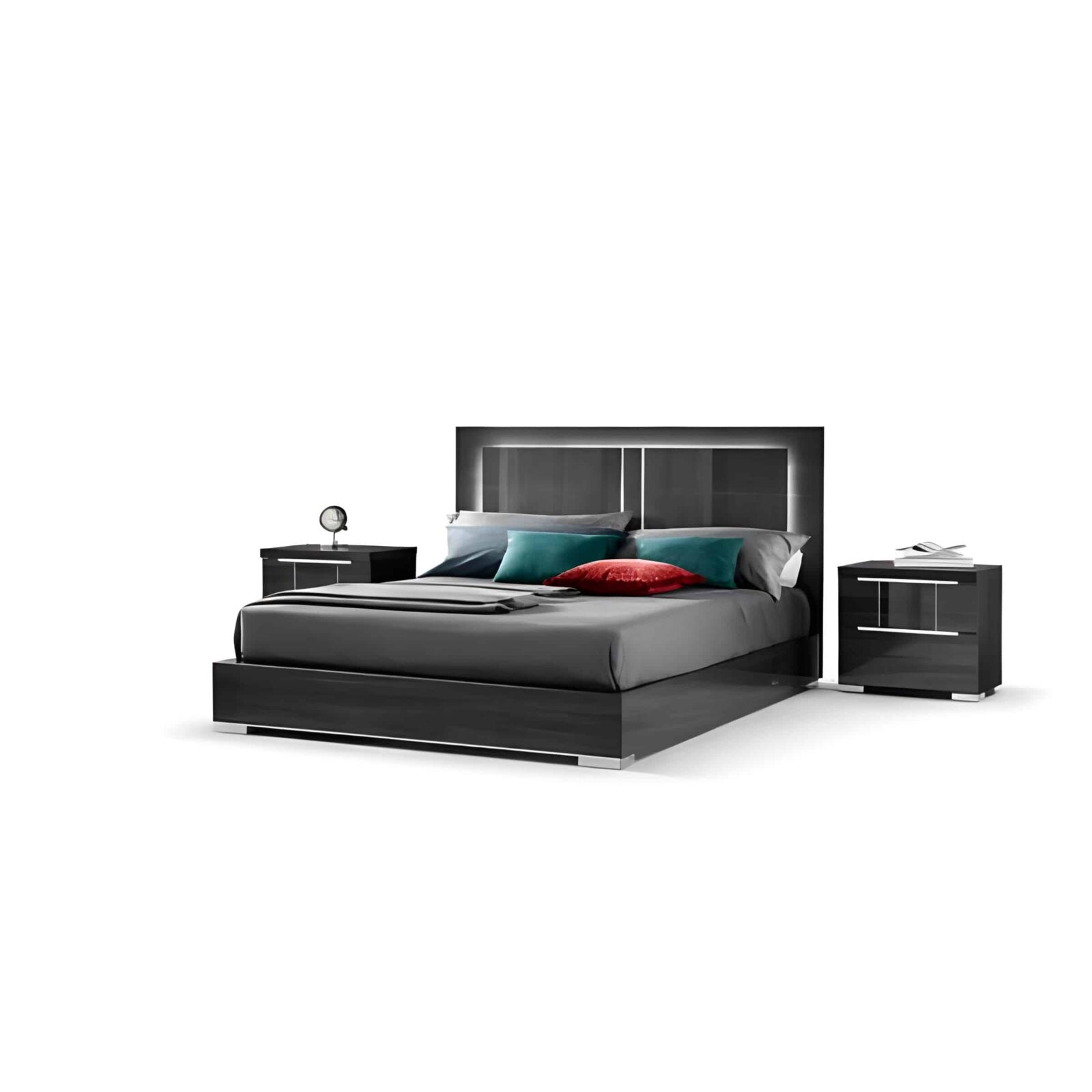 Vola Bed and Nightstand Set