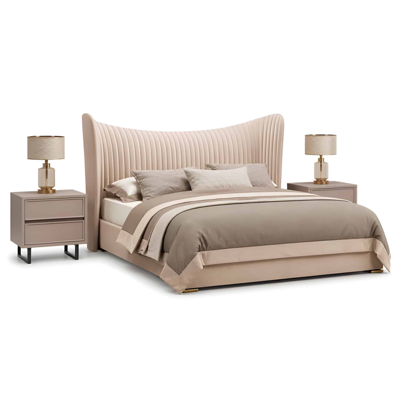 Arvo Bed and Nightstand Set