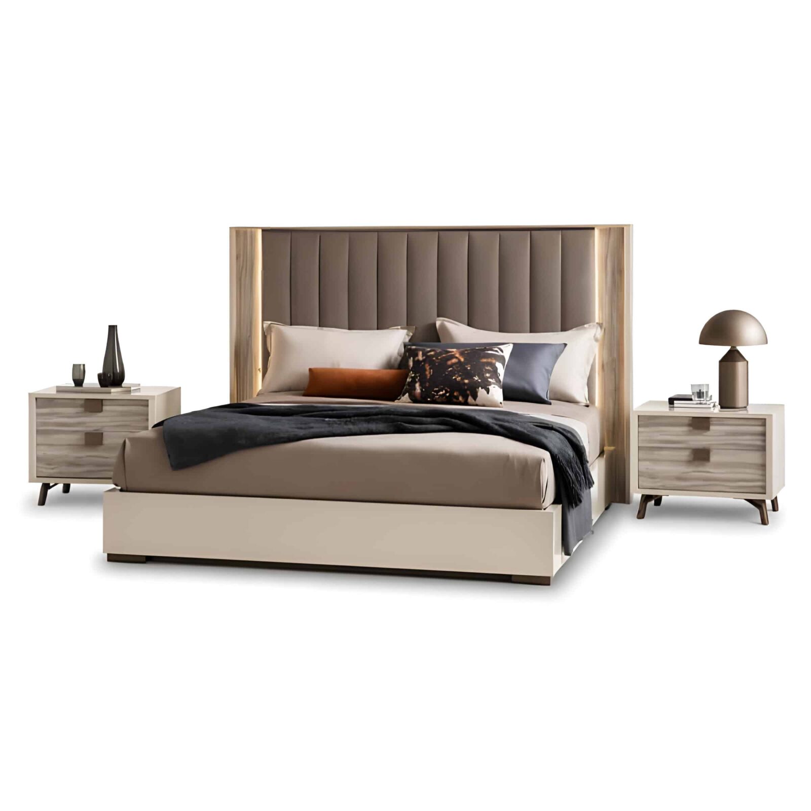 Bedroom set furniture finish and room styling view - image 65971