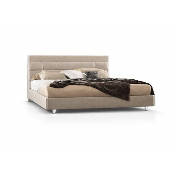 Bedroom Bed and Nightstand Set presented in a clean bedroom with sleek room perspective