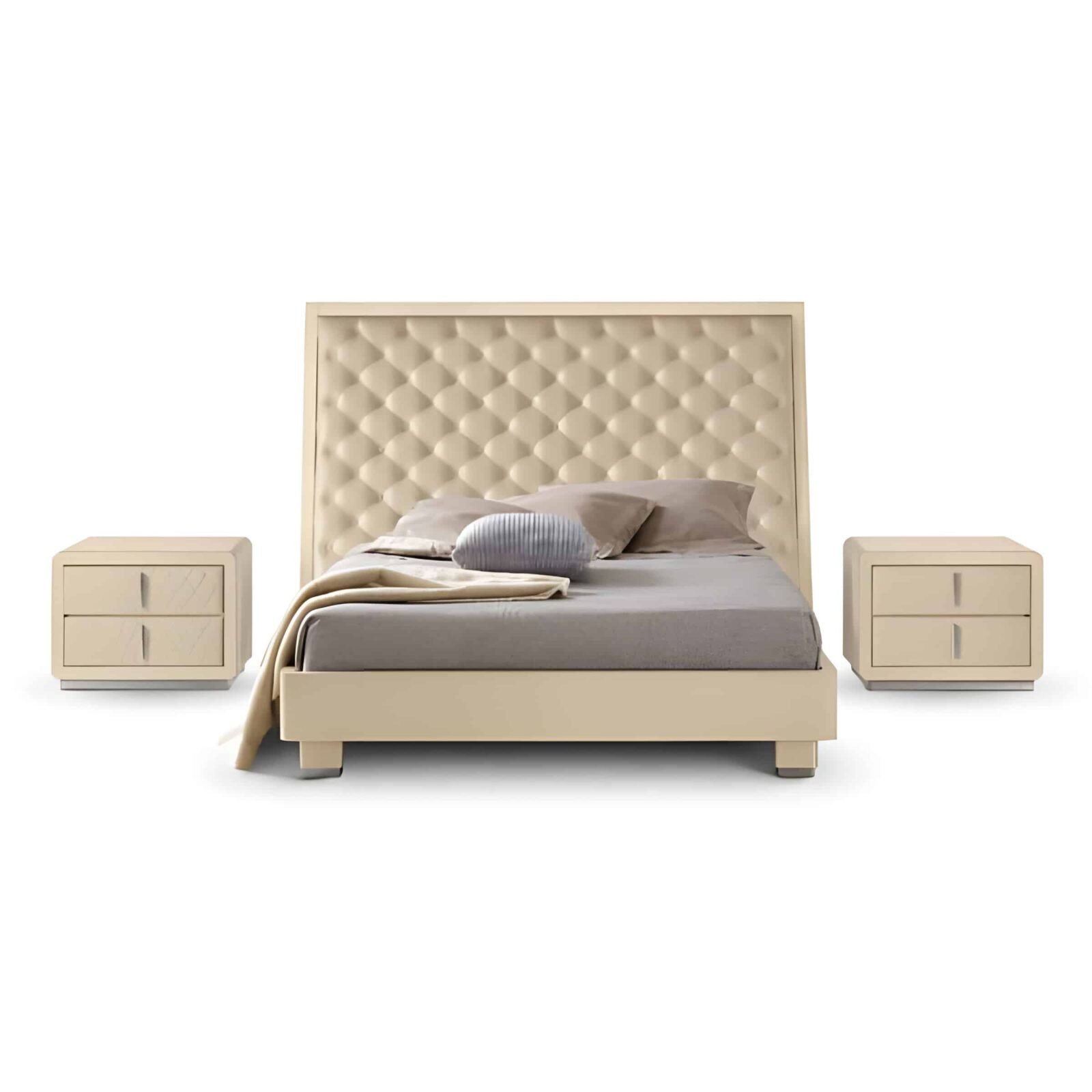 Vena Bed and Nightstand Set