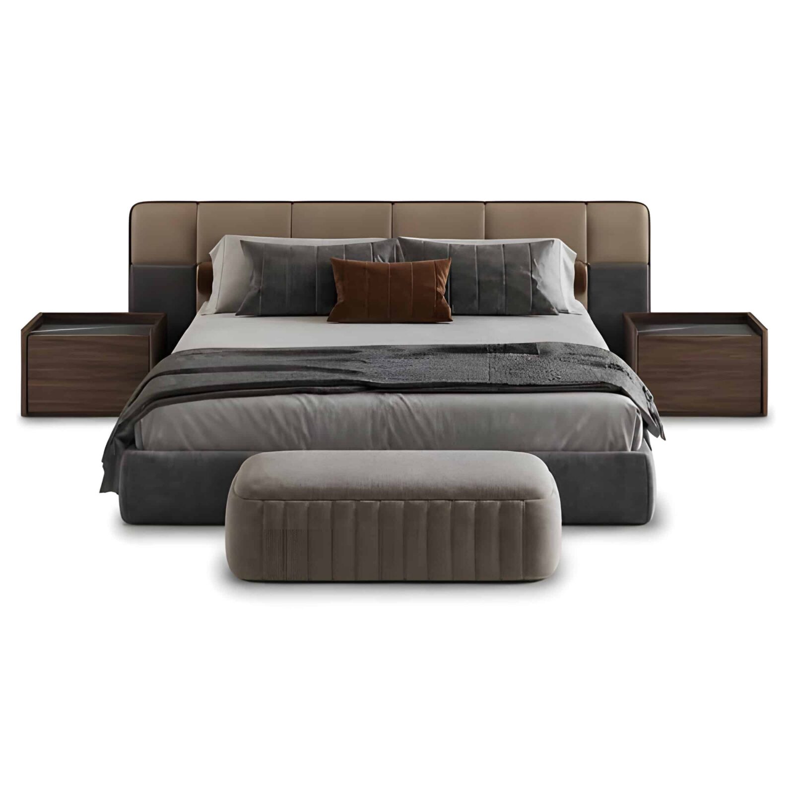 Nino Bed and Nightstand Set