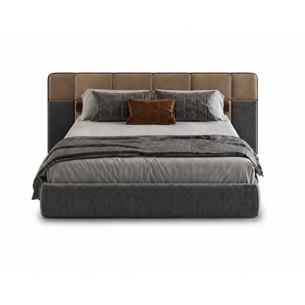 Bedroom Bed and Nightstand Set presented in a elegant bedroom with inviting detail perspective with a clear product perspective