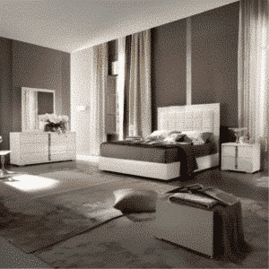 Nera Bedroom Set front composition for modern bedroom decor