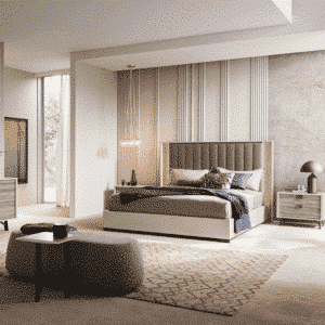 Nila Bedroom Set finish detail angle