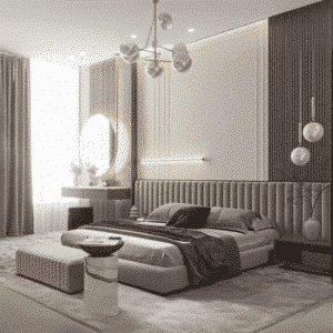 Remo Bedroom Set finish detail angle
