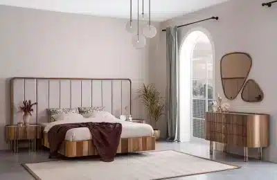 Sila Bedroom Set side storage and bedroom layout