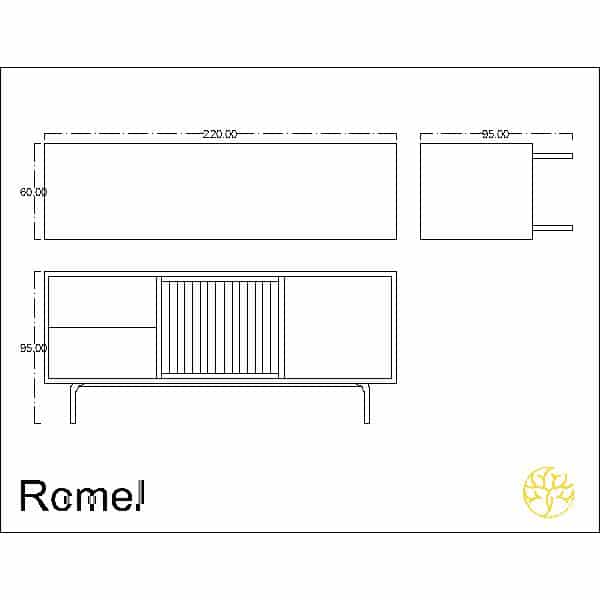 Karo Buffet captured in a main display for buffet furniture styling