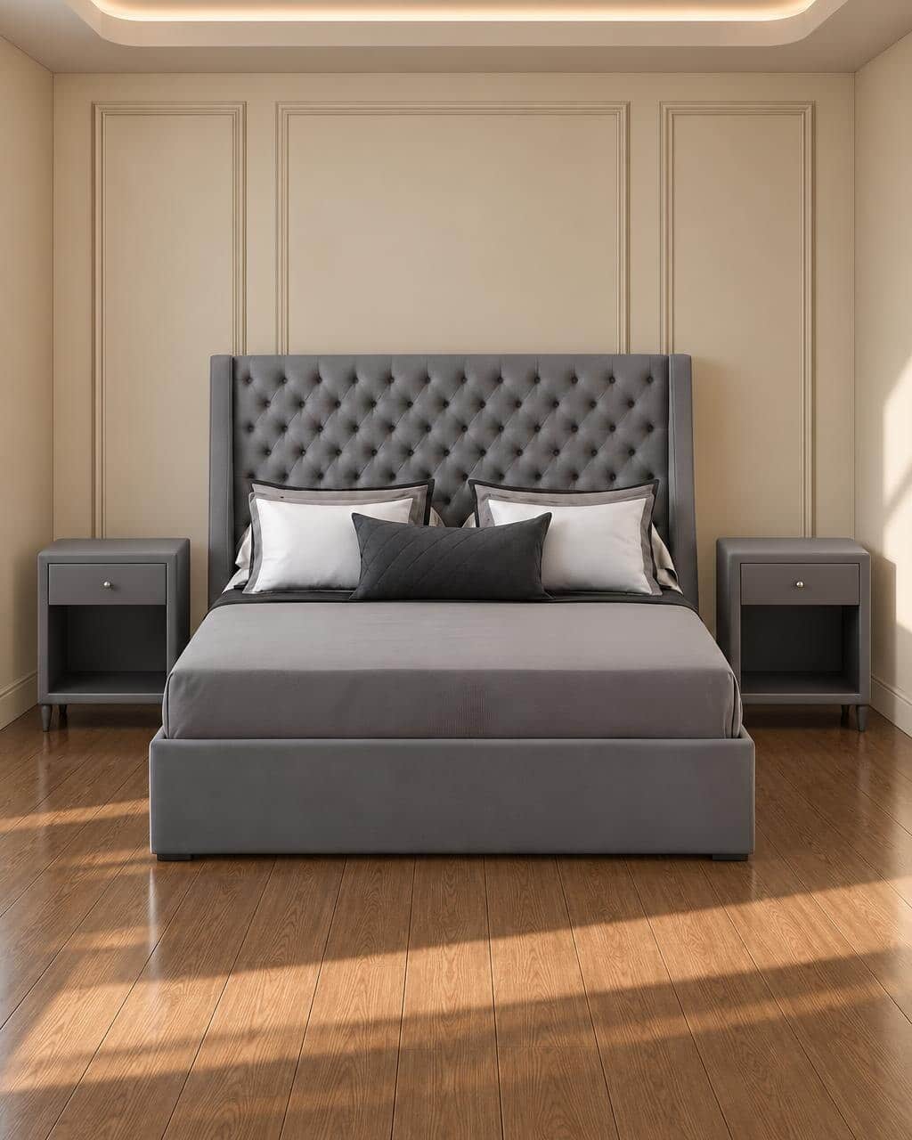 Livi Bed and Nightstand Set