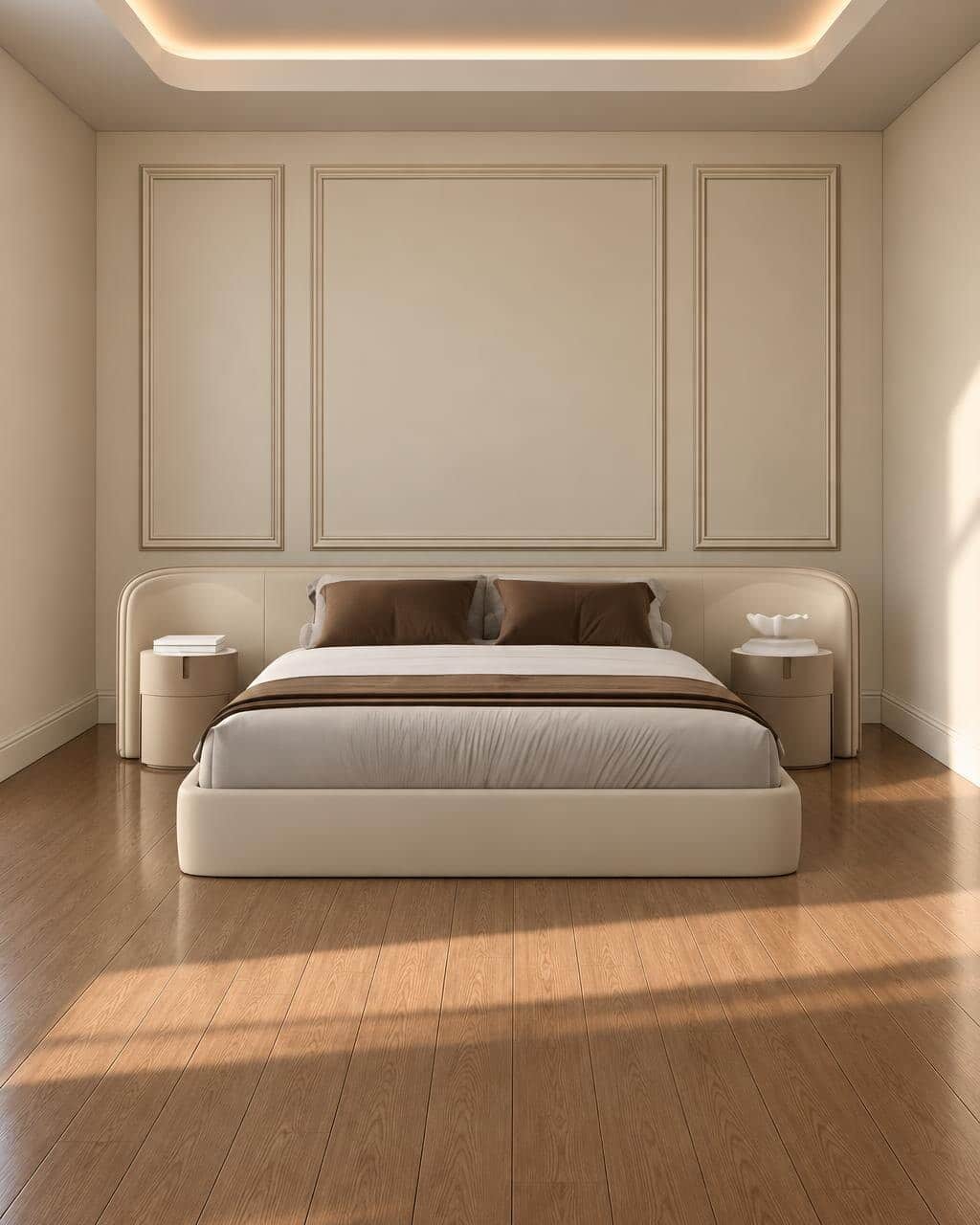 Savo Bed and Nightstand Set