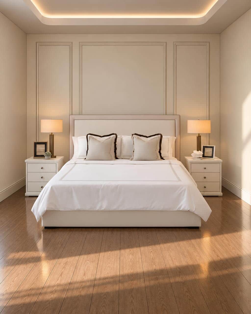 Celva Bed and Nightstand Set