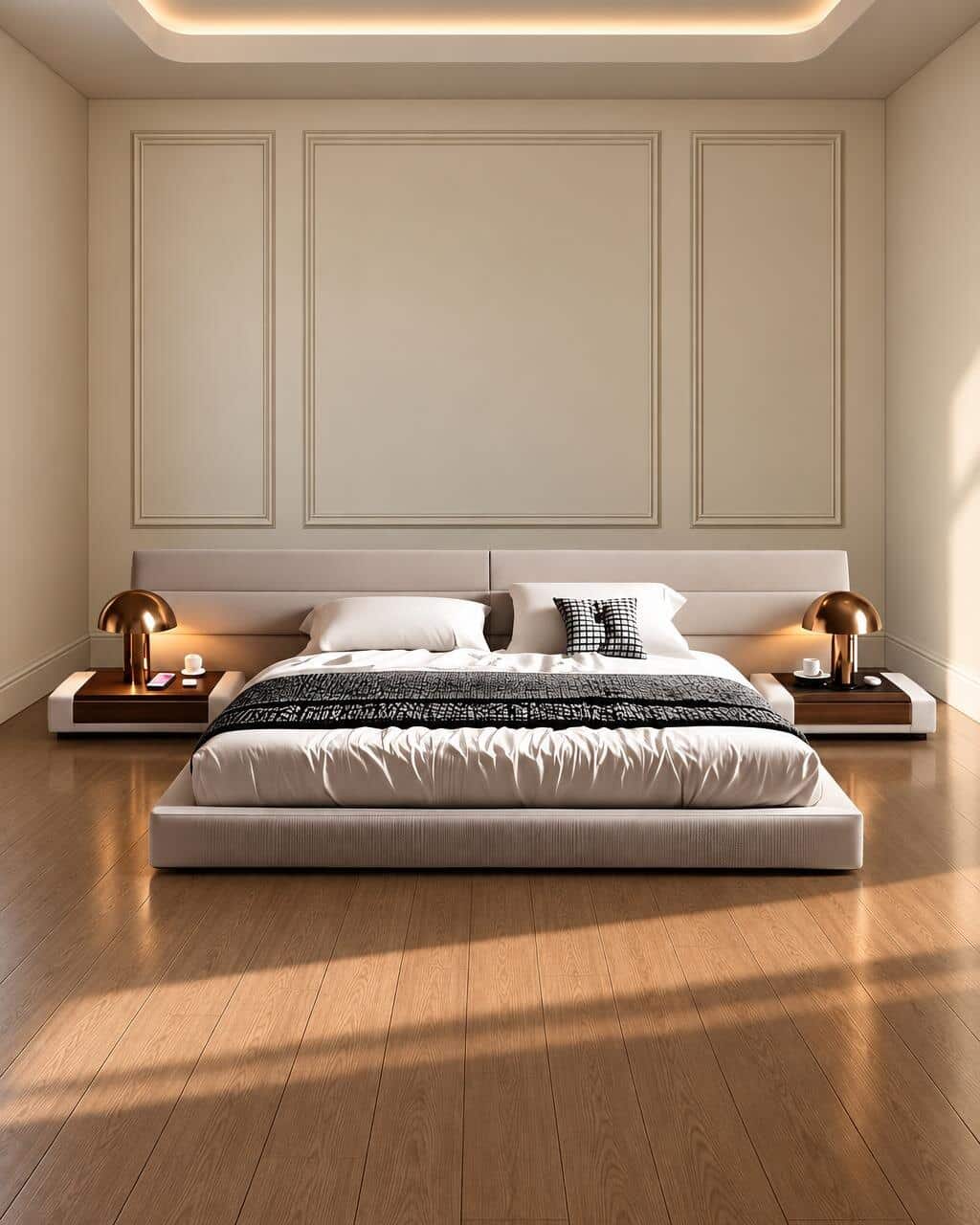 Karo Bed and Nightstand Set