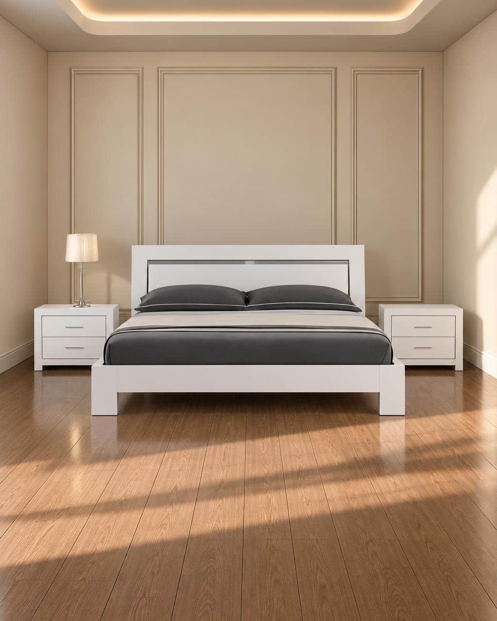 Jaro Bed and Nightstand Set