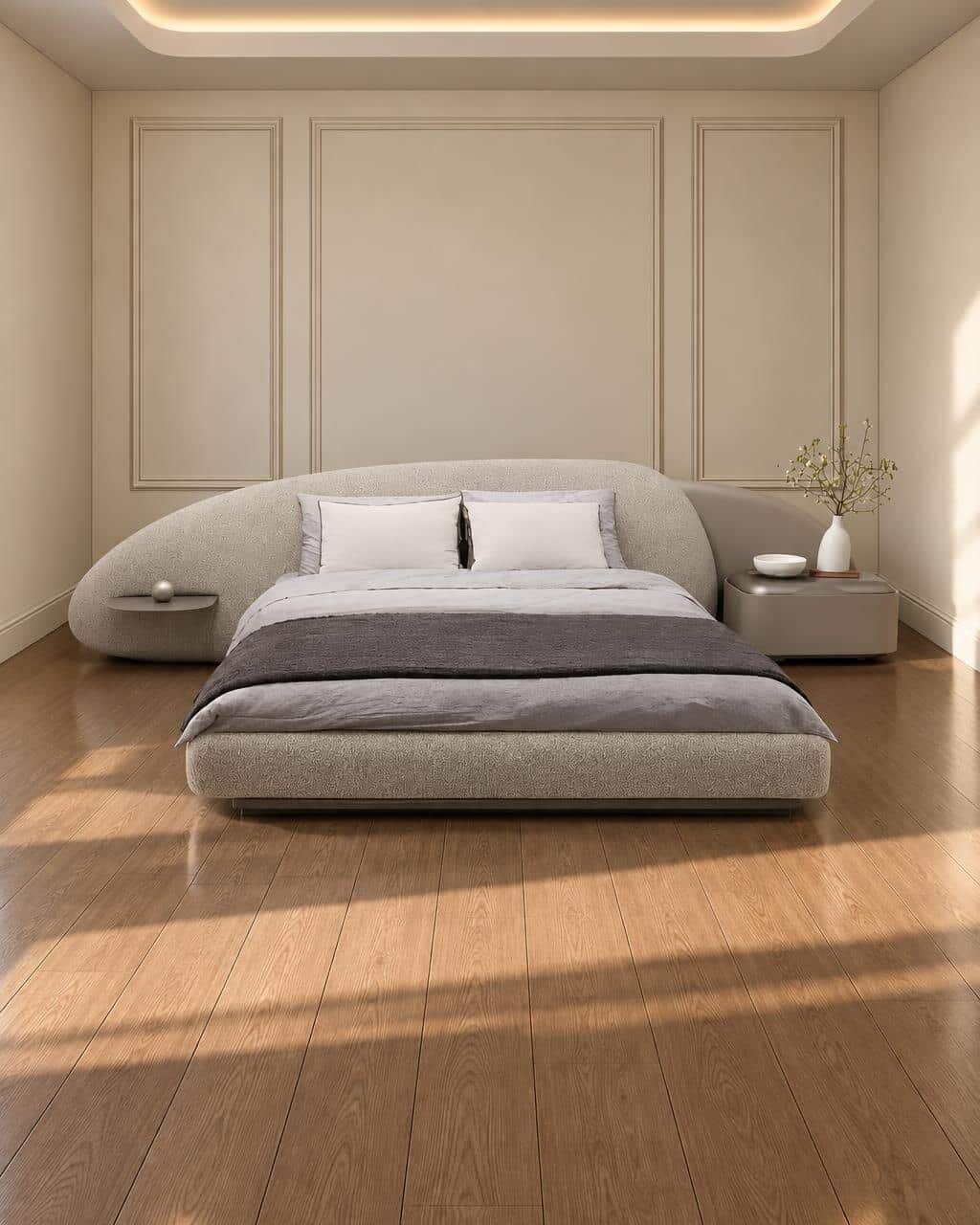 Kira Bed and Nightstand Set
