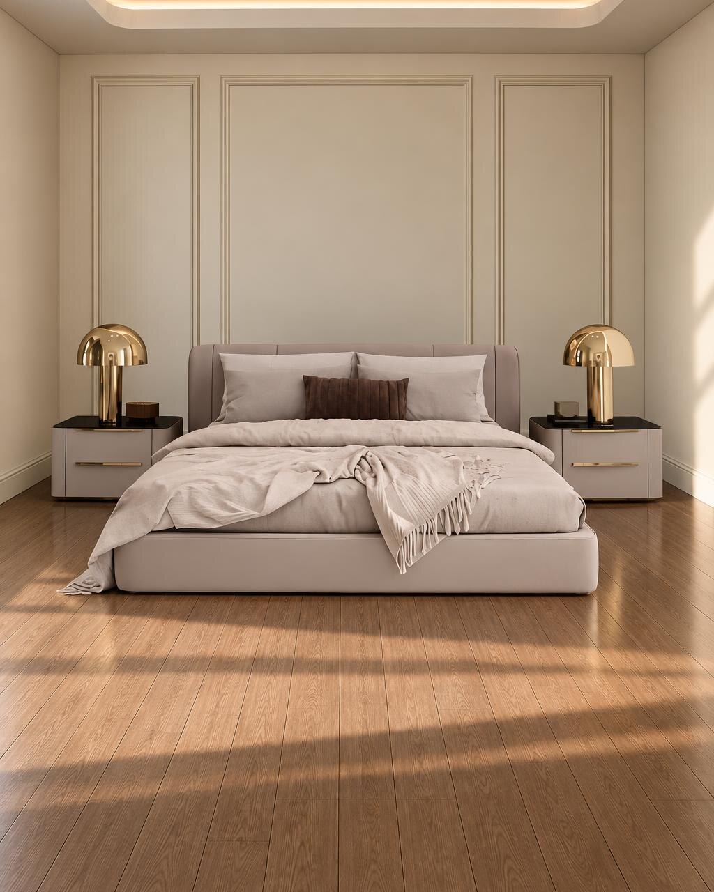 Kora Bed and Nightstand Set