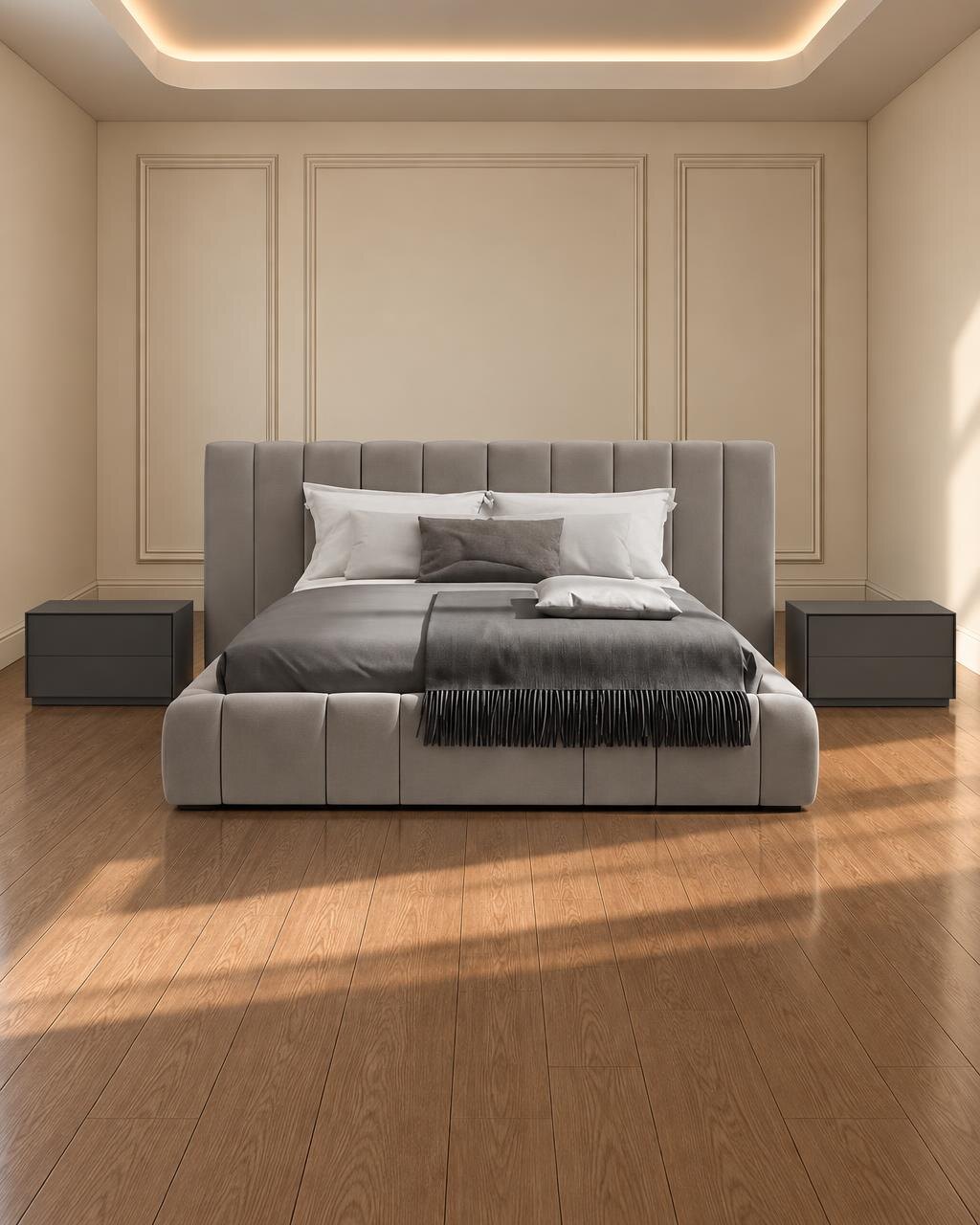 Mara Bed and Nightstand Set